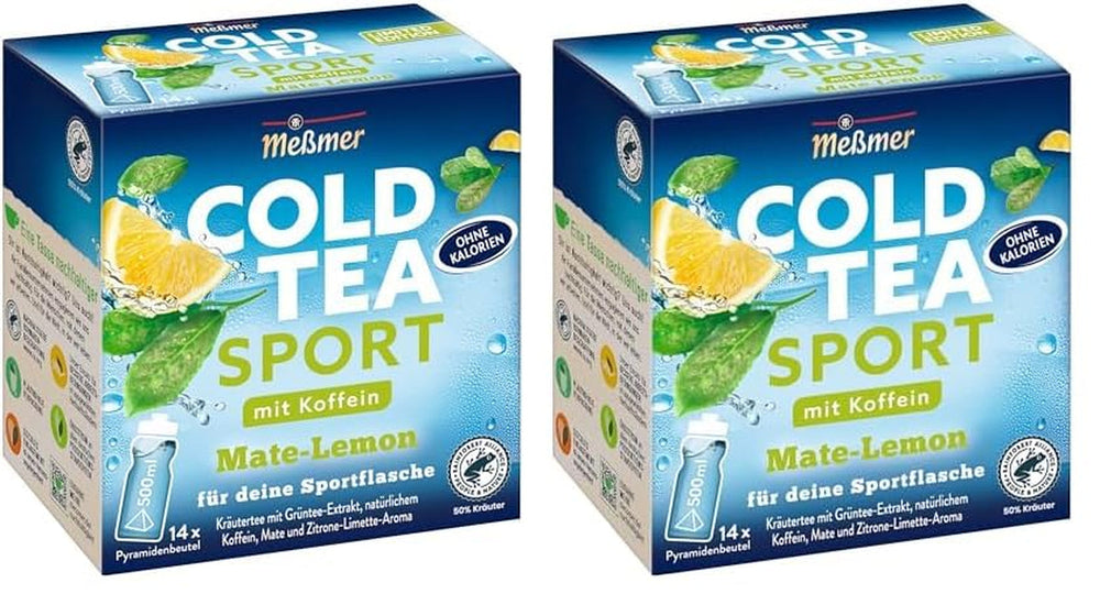 Meßmer Cold Tea Sommer-Beere | 14 pliculețe piramidale | Fără gluten | Fără lactoză | Vegan