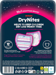 Pieluszki nocne Huggies Drynites, Dla dziewczynki 8-13 lat (30-48 kg), Bardzo chłonne, 9 szt. Matka i Dziecko Naty Shop