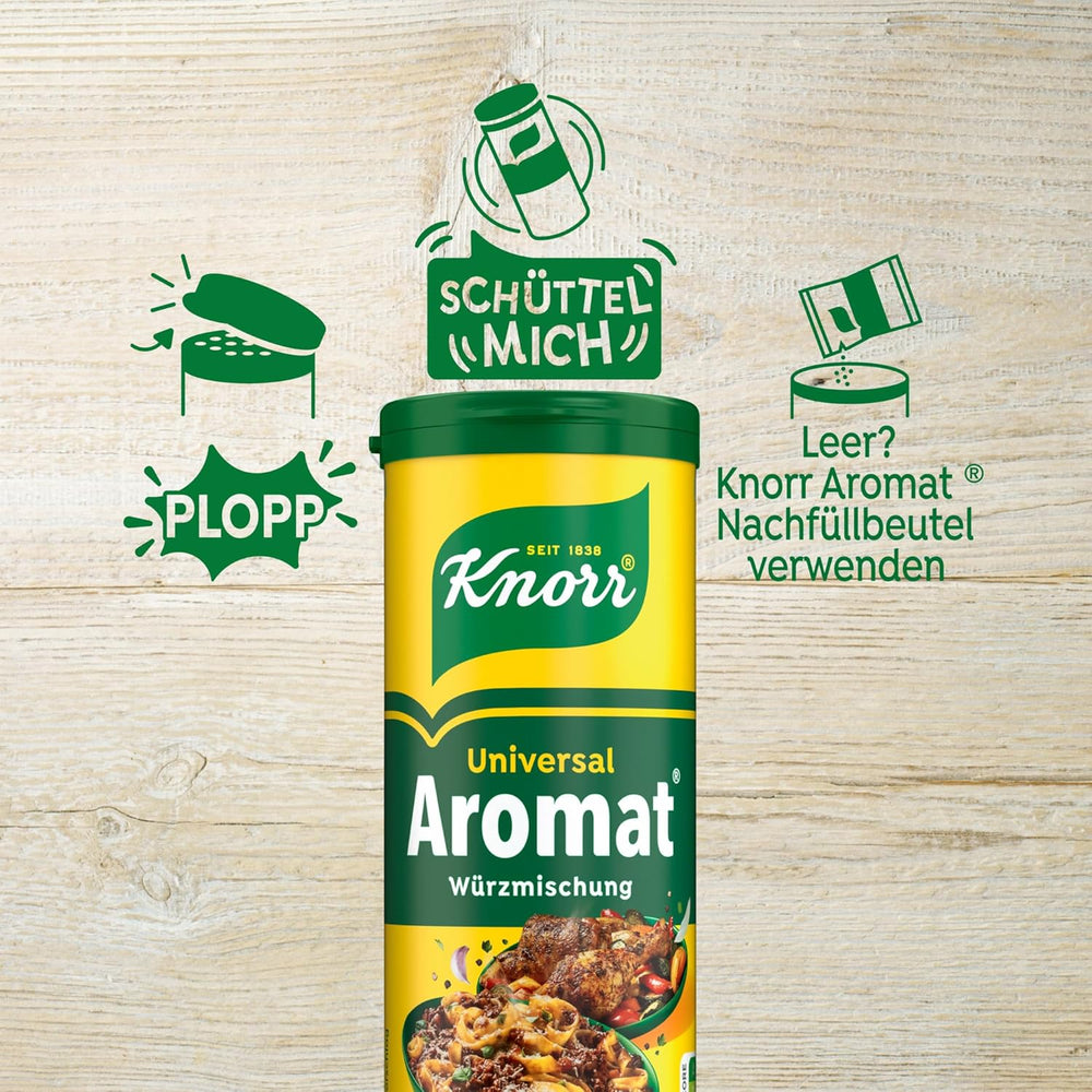 Knorr Würzmischung Universal Aromat für schnelle Gerichte zum Przyprawa i przyprawa do mięs, warzyw, sosów i nie tylko 100 g
