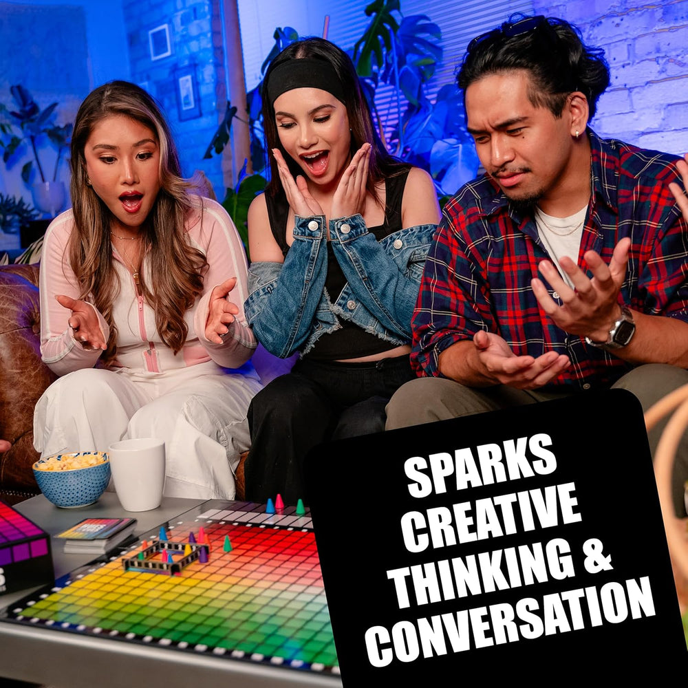 Barwy i wskazówki – Gra rodzinna Nocna gra planszowa – Gra towarzyska – OP – Dla 3-10 graczy – Wersja angielska