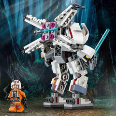 LEGO Star Wars Mech X-Wing Luke'a Skywalkera, kolekcjonerskie klocki, przygoda akcji, pomysł na prezent dla kreatywnych chłopców i dziewcząt w wieku od 6 lat 75390 Zestawy do budowania Besuche w sklepie LEGO