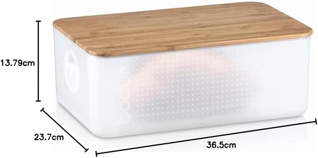 Coș pentru pâine Bodum Bistro, plastic, negru, L Cutii depozitare alimente Naty Shop