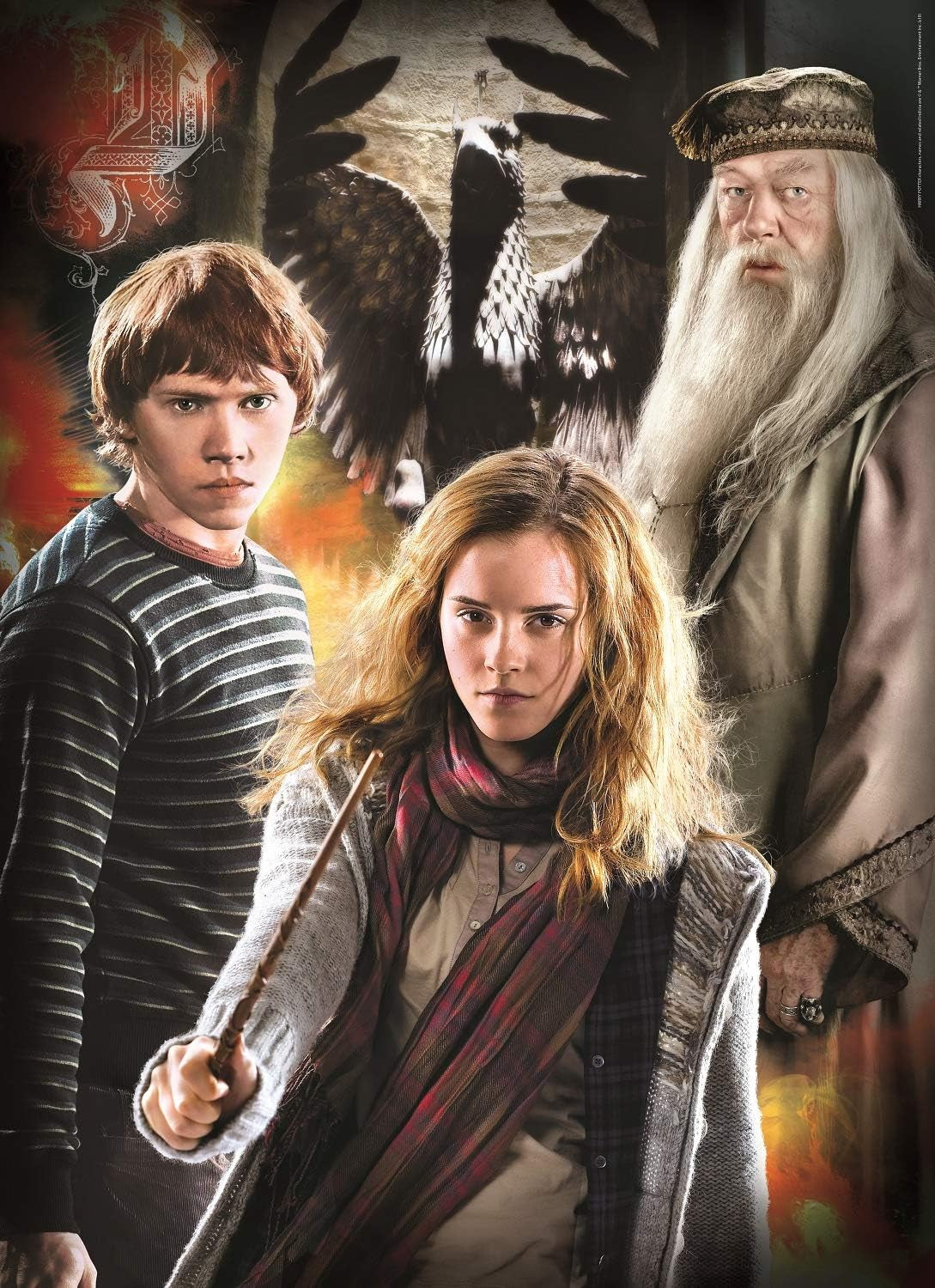 Clementoni 61884 Harry Potter - 3 x 1000 elementów puzzli od 9 lat, kolorowe puzzle dla dorosłych w odważnych kolorach, gra zręcznościowa dla całej rodziny, świetny pomysł na prezent Puzzle Naty Shop