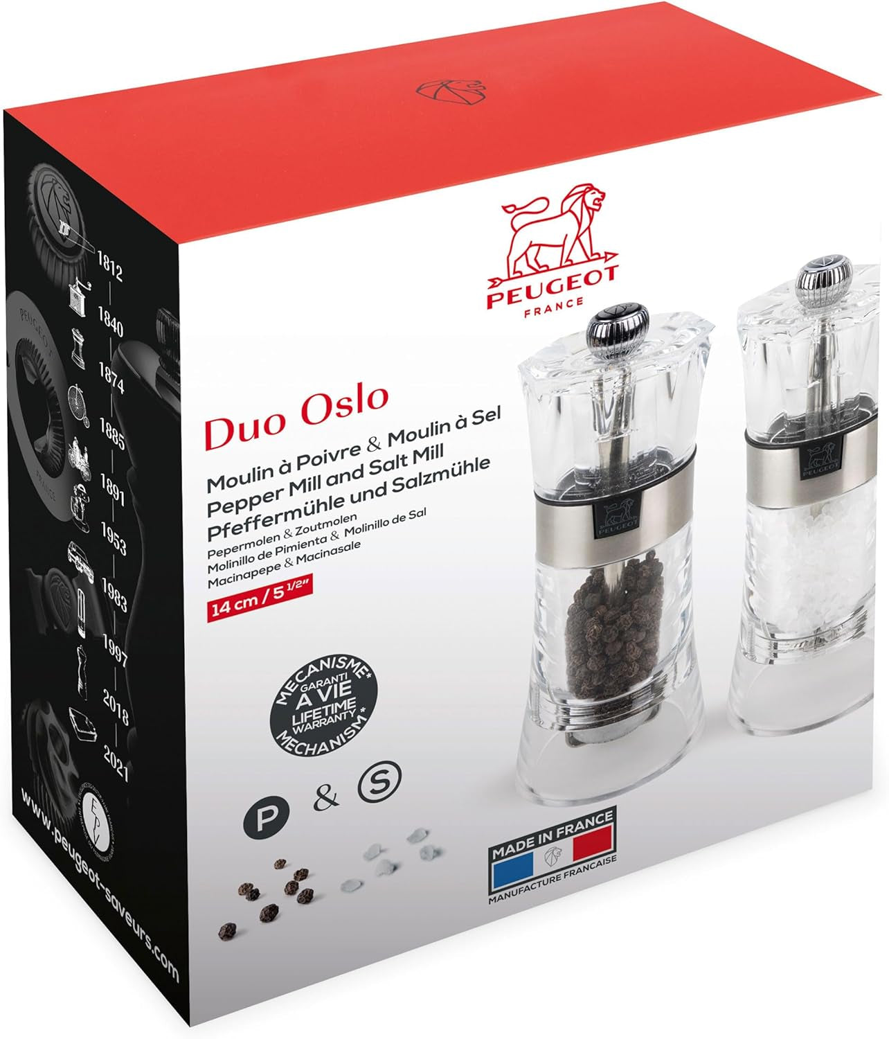 OSLO Duo akryl/stal nierdzewna 14 cm Tarki i krajalnice Naty Shop