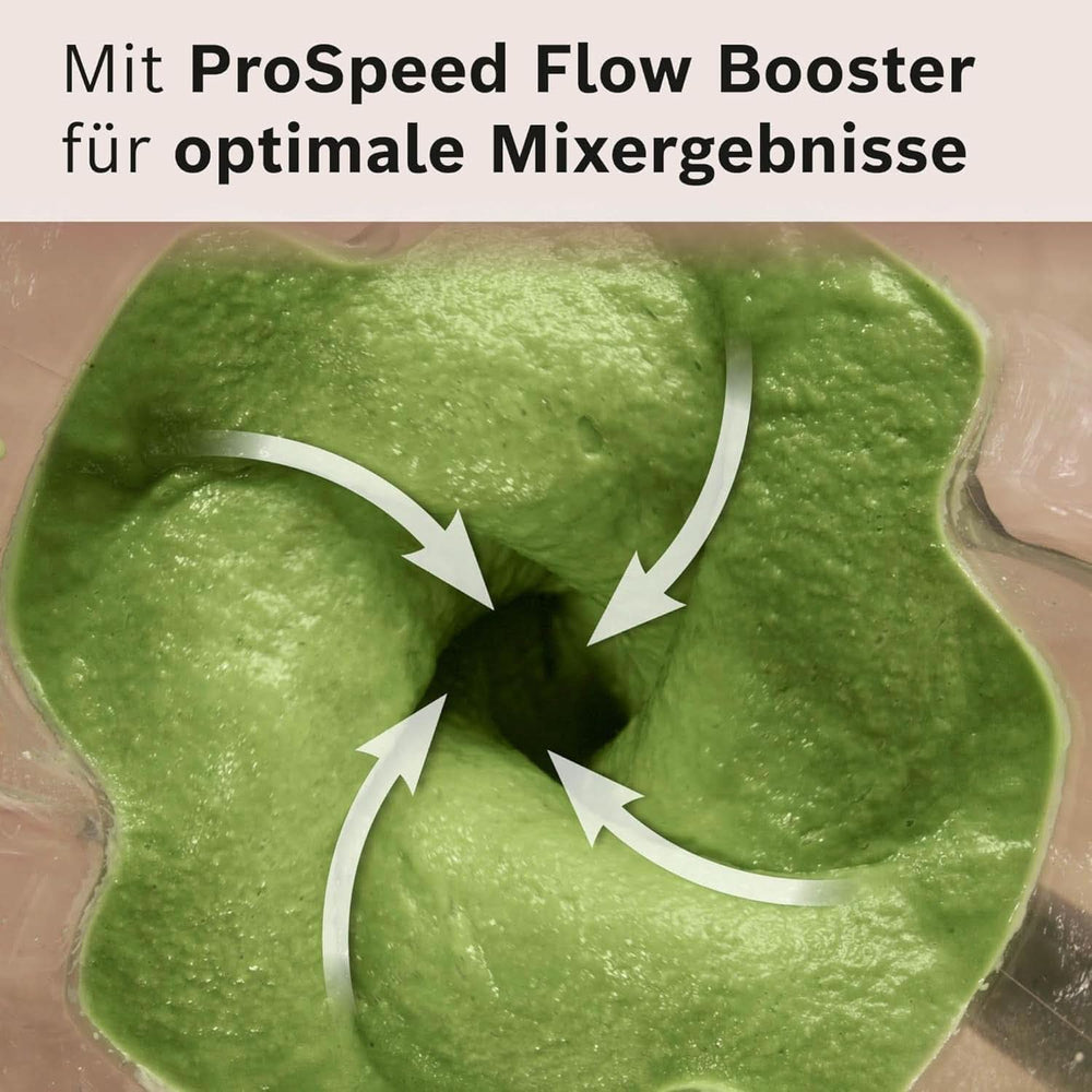 Mikser stojący szybkoobrotowy Vitapower Serie 6 MMBD665B1, 45 000 obr./min, 6 programów Inkl Heiße Suppe & Reinigung, 2 l Mixbehälter, Stopfer, Spülmaschinenfeste Teile, Made in Europe, 1800 W, Schwarz Kitchen Naty Shop