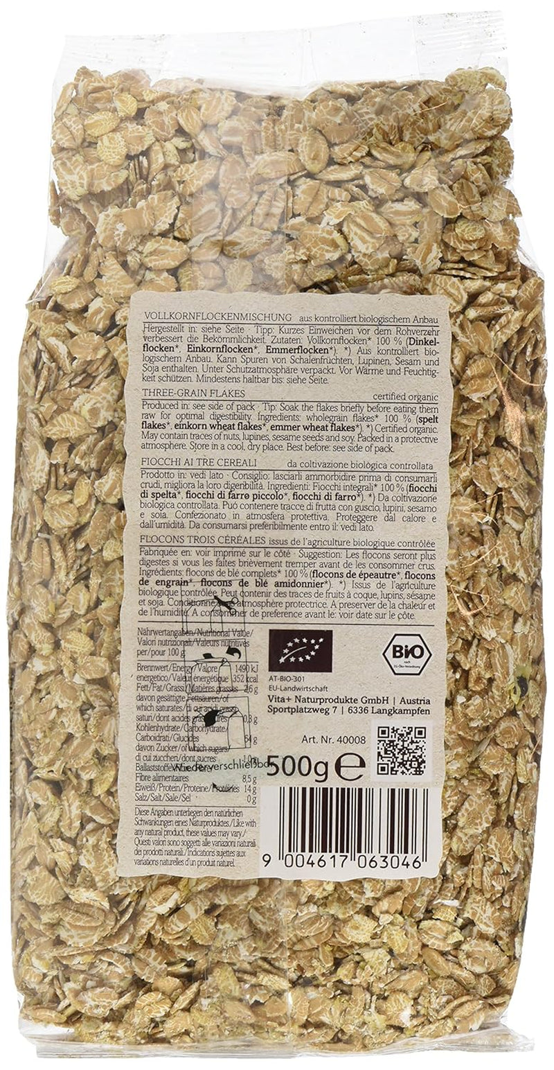 Verival Ancient Płatki zbożowe - organiczne, opakowanie 6 sztuk (6 x 500g)