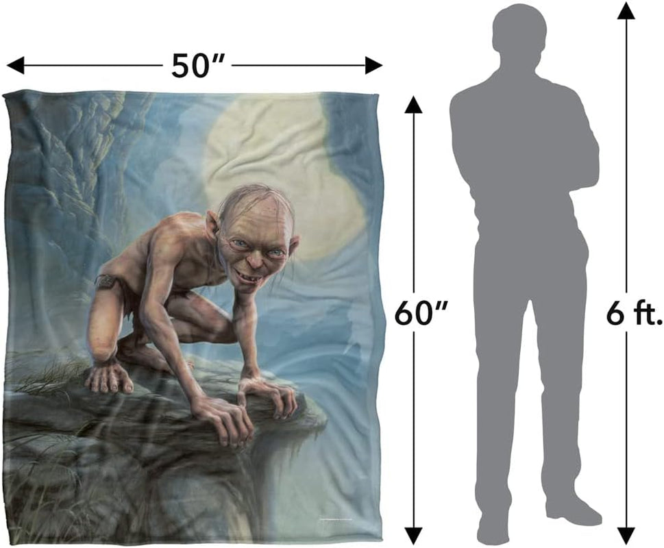 WŁADCA PIERŚCIENI Jedwabny wygodny koc, super miękki, 152 x 127 cm Łóżka i kołdry LOGOVISION