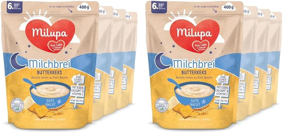 Milupa Milk Owridge Butter Biscuit - Owsianka dla dzieci bez oleju palmowego Matka i Dziecko Naty Shop Default Title