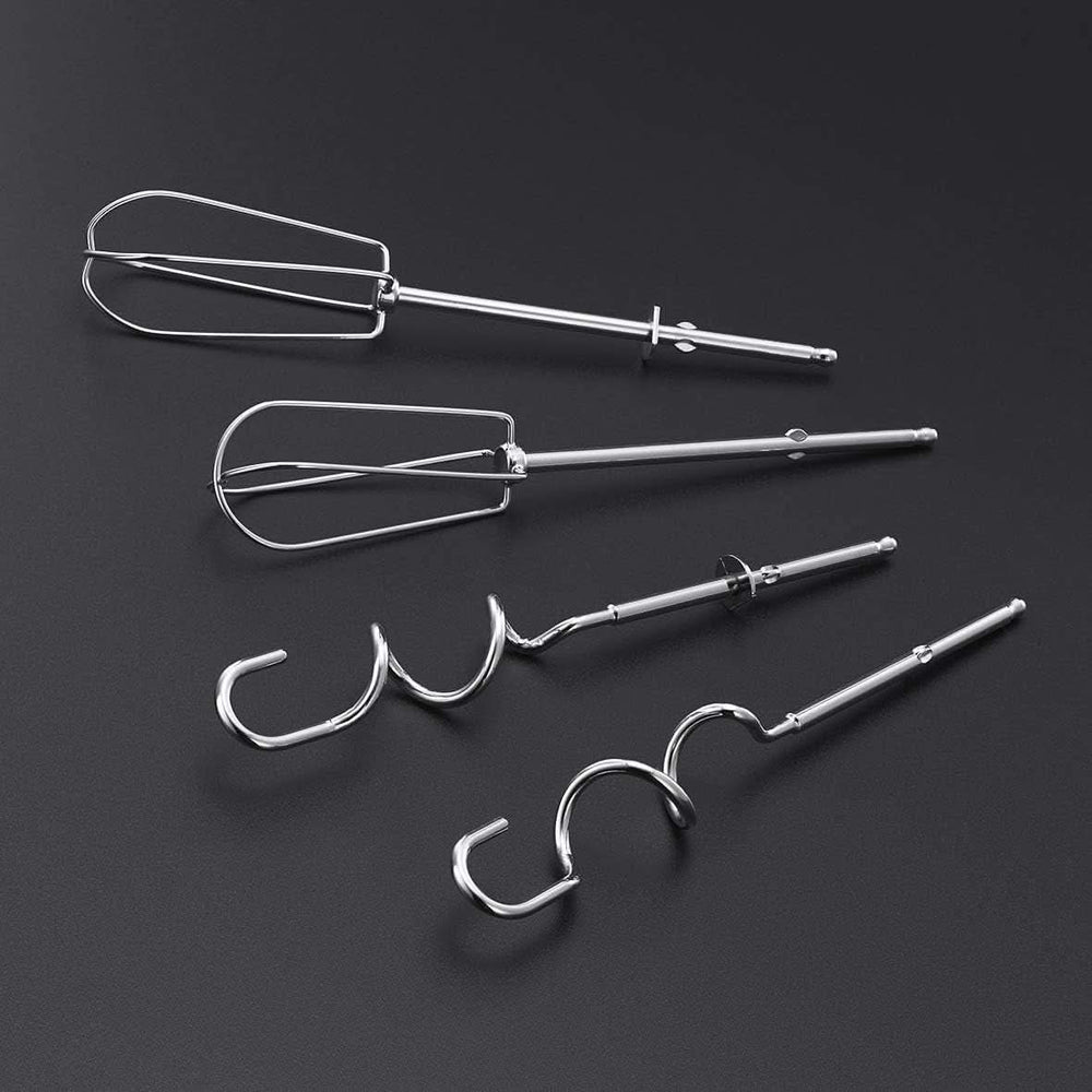 Mikser ręczny Russell Hobbs [Handrührgerät] Desire Rot (5 Geschwindigkeitsstufen+Turbofunktion, 2 Spülmaschinengeeignete Rührbesen & Knethaken, Auswurftaste, Aufrechte Parkposition) Handrührer 24670-56 Kitchen Naty Shop