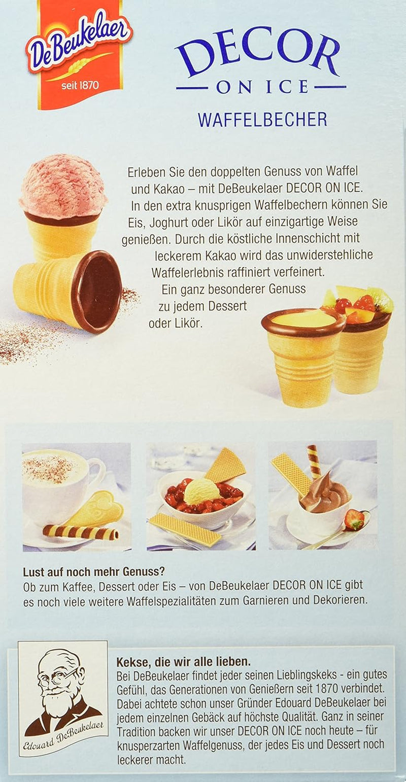 Debeukelaer Decor on Ice - Pachete de gofre, pachet de 12 (12 x 60 g)