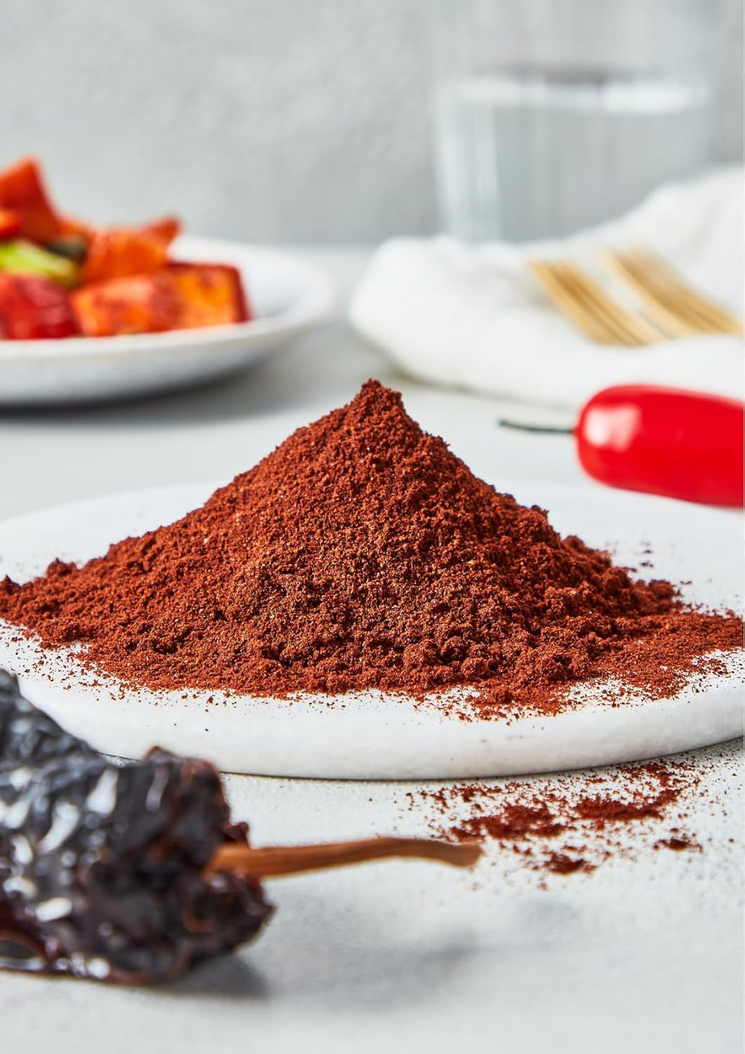 Fuchs Gewürze - Chipotle Chili gemahlen | Rauchiges Chilipulver | Chili w proszku w jakości Premium 50 g im wiederverschließbaren Gewürzglas