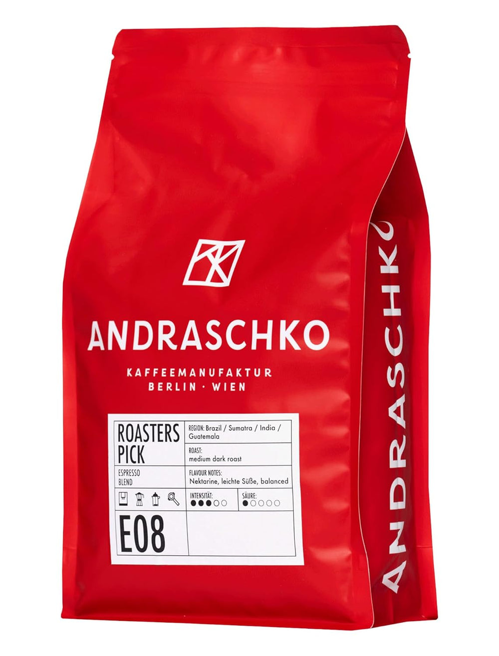 Roasters Pick Espresso Blend - 100 % Arabica, ganze Bohne - vielschichtige Röstung - frisch in Berlin geröstet - 500 g
