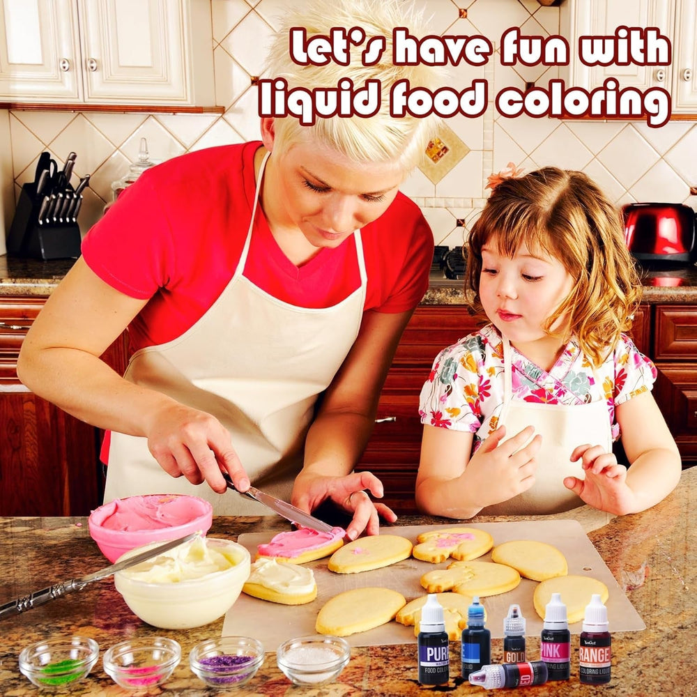 Barwnik spożywczy - Wysoko skoncentrowany płynny barwnik spożywczy do ciast, wypieków, pisanek, napojów - Bezcukrowy barwnik spożywczy do fondantów, lukrów, slimów, dekorowania ciast (Red Velvet, 236ml)