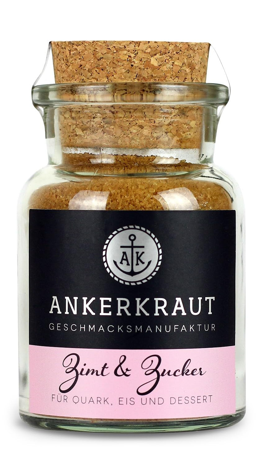 Ankerkraut Zimt & Zucker, 100g w szkle korkowym