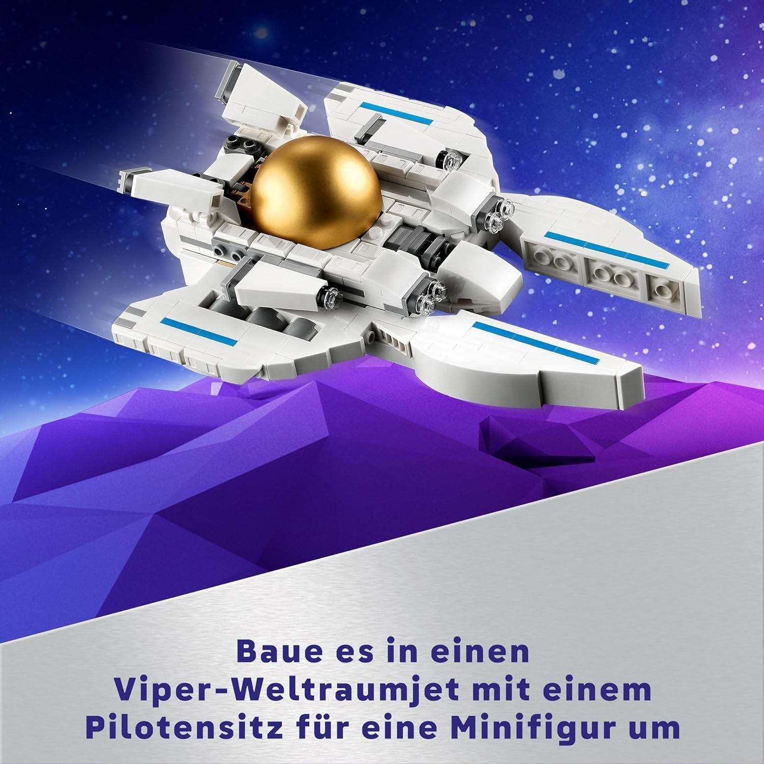 LEGO Creator 3 w 1 zabawka astronauta kosmiczna, model psa i statku kosmicznego dla dzieci, dekoracje do przedszkola, kreatywny prezent dla chłopców i dziewcząt w wieku 9 lat 31152 Zestawy do budowania Besuche w sklepie LEGO