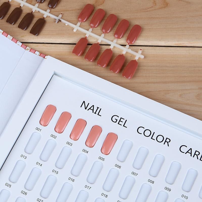 Paletă pentru 216 culori de ojă, stand de prezentare pentru unghii, plăcuțe cu carduri de culori pentru ojă, diagramă de culori pentru unghii, accesorii pentru ojă