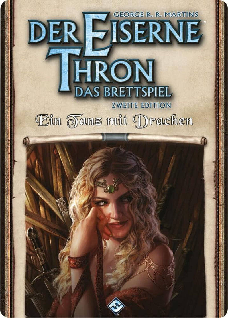 Fantasy Flight Games, Throne of Iron: The Board Game 2. edycja - Mother of Dragons, Dodatek, Gra ekspercka, Gra strategiczna, 3-8 graczy, Wiek 14+, 180 minut, Niemiecki