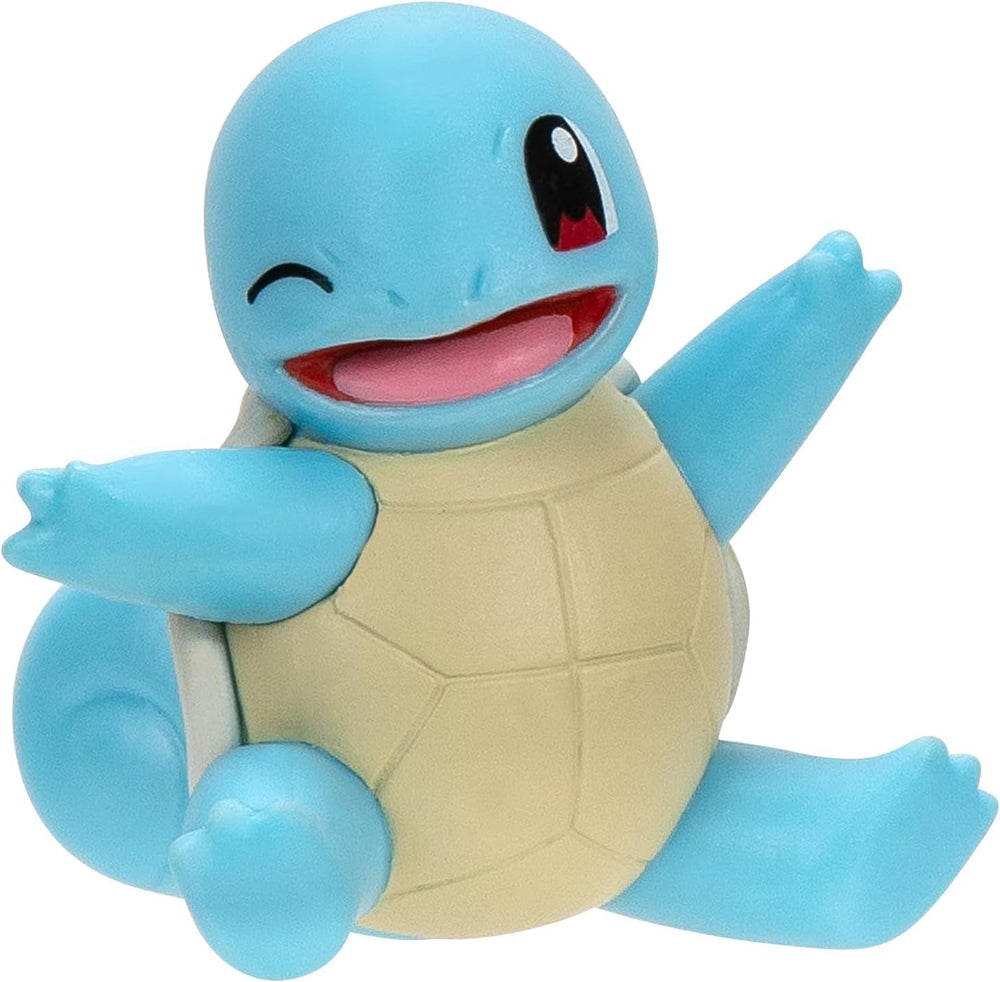 Pokémon PKW3586 - Pakiet figurek bojowych - Pikachu i Schiggy Oficjalne szczegółowe figurki 5 cm każda Figurka Naty Shop