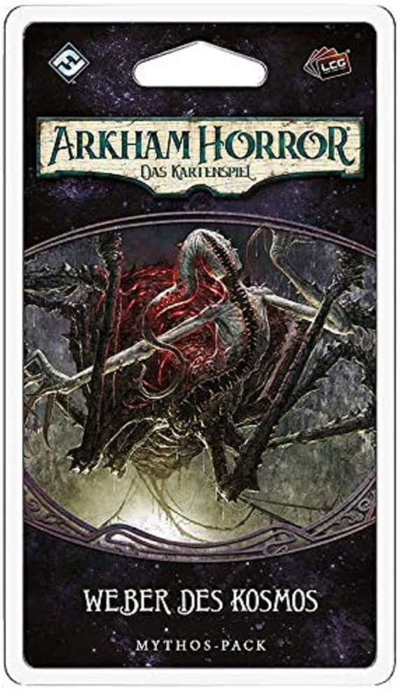 Gry o lotach fantasy, Horror w Arkham: LCG, Gra podstawowa, Gra ekspercka, Gra karciana, 1–4 graczy, Wiek 14+, 45+ minut, Niemiecki, Wielokolorowy, Kolorowy