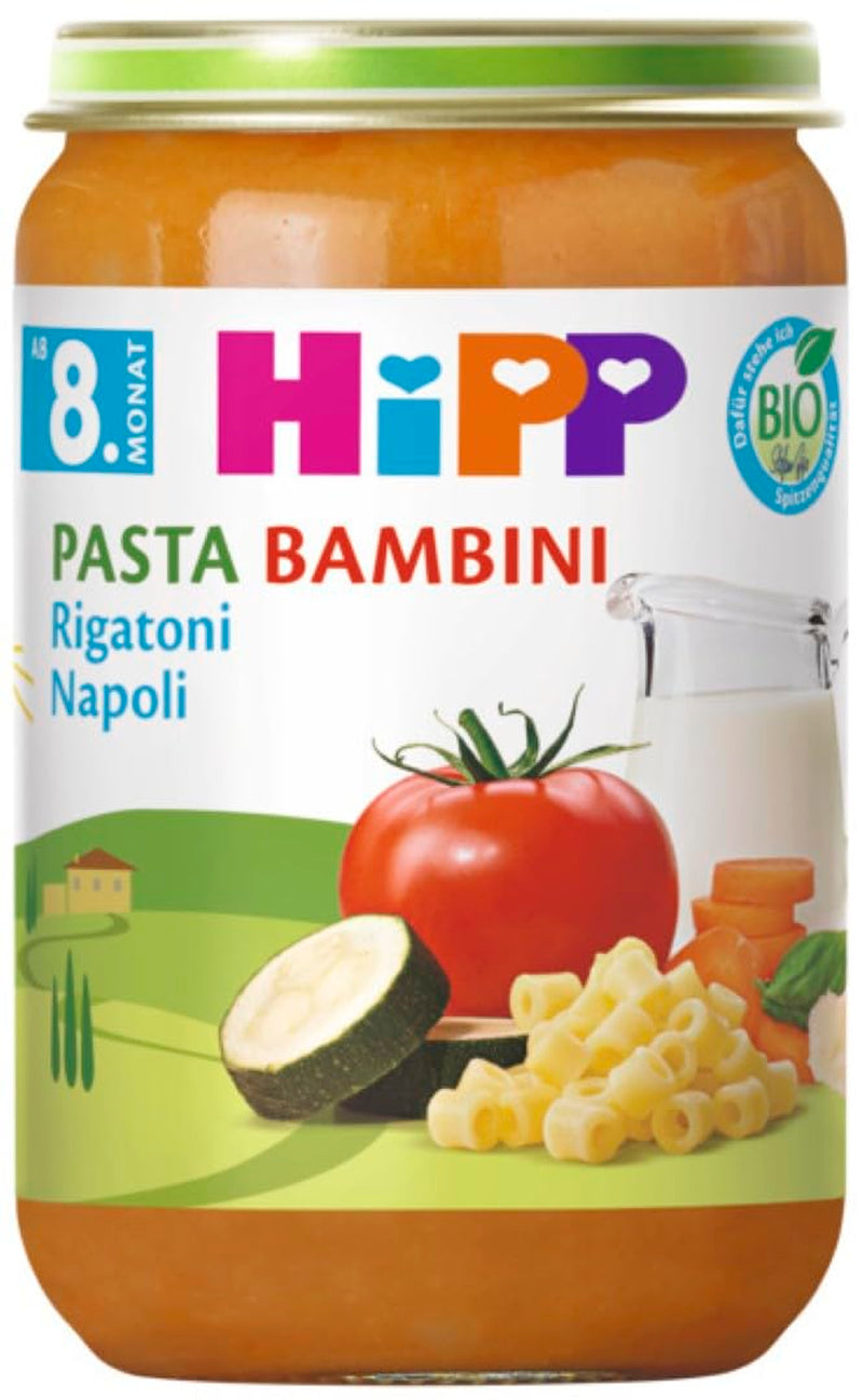 Hipp Bio Menu od 10. Luna Pasta Bambini, Rigatoni Napoli, 220G opakowanie 6 sztuk (6X220G) Matka i dziecko Naty Shop Domyślny tytuł