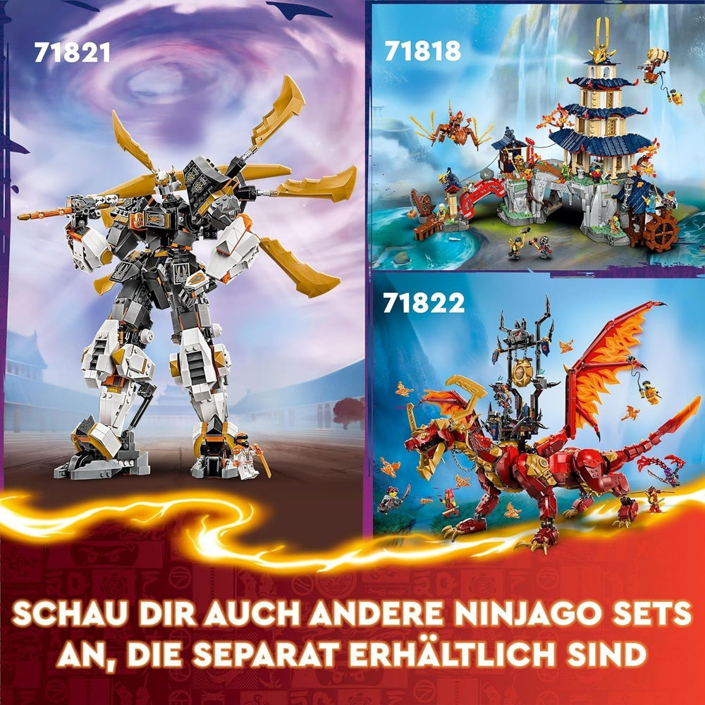 LEGO NINJAGO Przygodowa zabawka Tytana-Smoczego Mecha Cole'a dla dzieci Zestaw Ninja z 1 minifigurką Prezent urodzinowy dla chłopców i dziewcząt Zestaw fantasy dla 12 lat 71821 Zestawy do budowania Szukaj sklepu LEGO