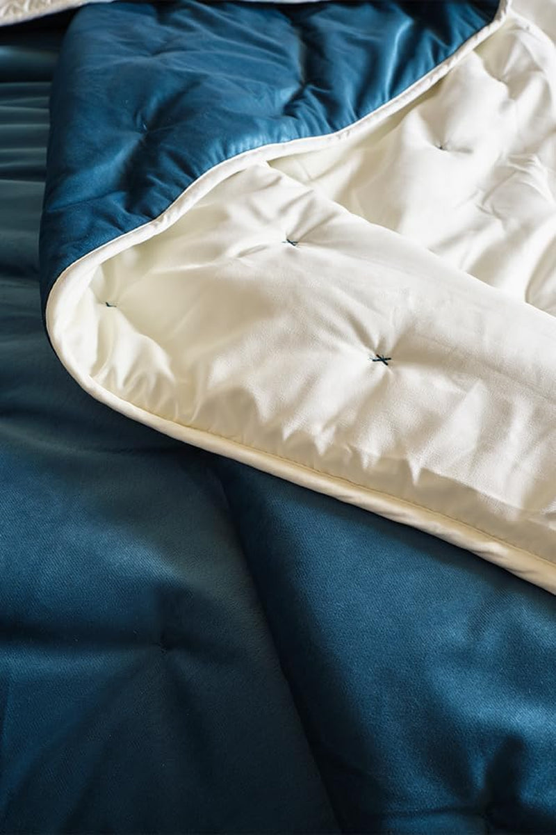 Kołdra Toison D'Or Denali 180 cm x 240 cm, paw, niebieska Kołdry i kołdry Naty Shop