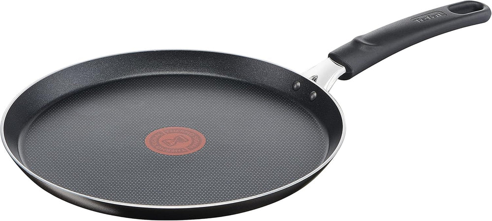 Tefal Easy Cook & Clean, powłoka nieprzywierająca, wskaźnik temperatury, niezalecany do garnków i patelni indukcyjnych Naty Shop Pancake Pan 25 Cm