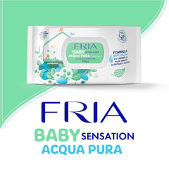 Baby Sensation Chusteczki nawilżane Pure Water, zawierające 98% wody oczyszczonej do oczyszczania skóry, testowane dermatologicznie, ekonomiczne opakowanie 840 chusteczek