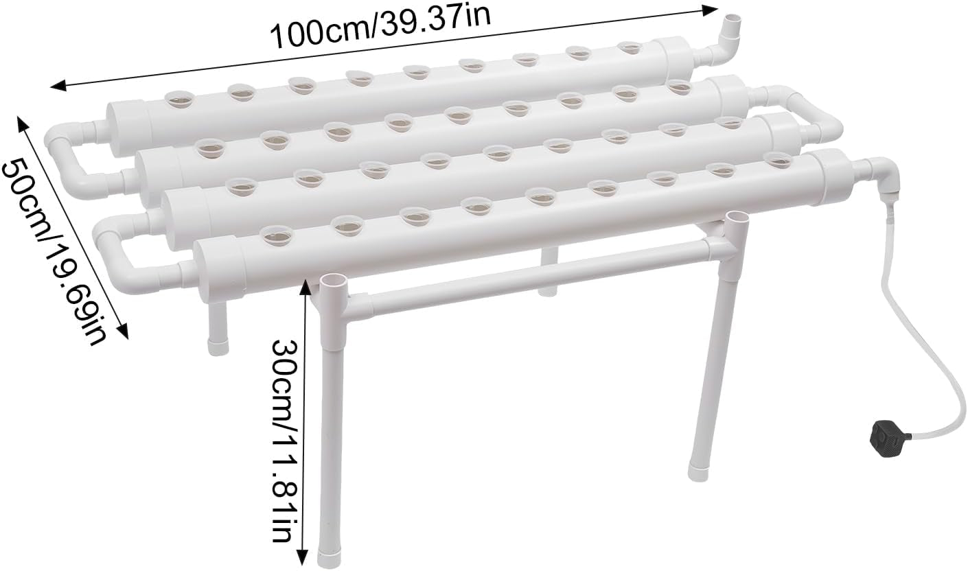 Zestaw do uprawy hydroponicznej, system uprawy hydroponicznej, stojak do automatycznej uprawy z 36 otworami, zestaw do uprawy hydroponicznej w ogrodzie