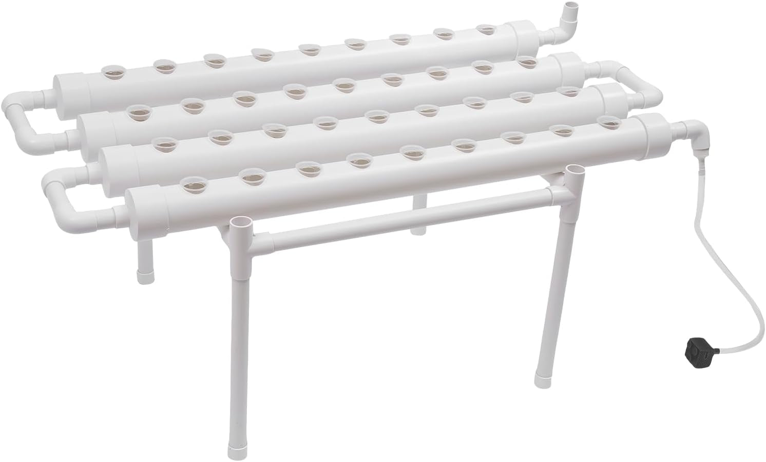 3-warstwowy zestaw do uprawy hydroponicznej 108 miejsc do sadzenia Hydroponiczne bezglebowe systemy uprawy roślin Hydroponiczny system uprawy roślin w tubach na warzywa (jednowarstwowa z 36 otworami)