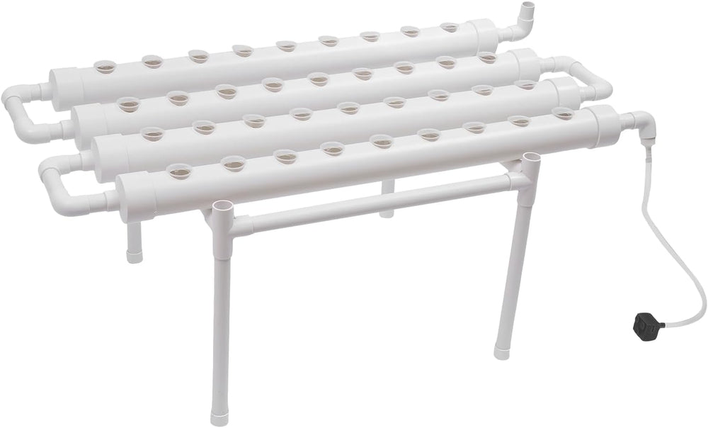 3-warstwowy zestaw do uprawy hydroponicznej 108 miejsc do sadzenia Hydroponiczne bezglebowe systemy uprawy roślin Hydroponiczny system uprawy roślin w tubach na warzywa (jednowarstwowa z 36 otworami)