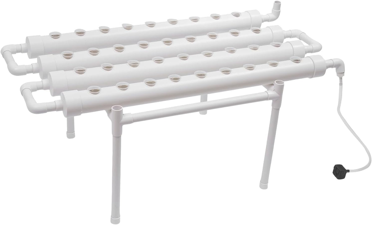 3-warstwowy zestaw do uprawy hydroponicznej 108 miejsc do sadzenia Hydroponiczne bezglebowe systemy uprawy roślin Hydroponiczny system uprawy roślin w tubach na warzywa (jednowarstwowa z 36 otworami)