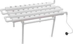 3-warstwowy zestaw do uprawy hydroponicznej 108 miejsc do sadzenia Hydroponiczne bezglebowe systemy uprawy roślin Hydroponiczny system uprawy roślin w tubach na warzywa (jednowarstwowa z 36 otworami)