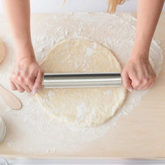 WAŁEK ZE STALI NIERDZEWNEJ. Wys. 42 Gr. 5 CM