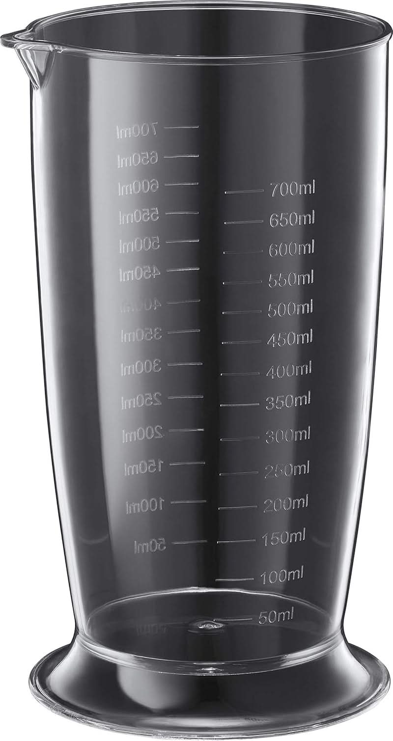 Russell Hobbs Stabmixer [3 w 1: Pürierstab/Zerkleinerer, Mixer- i Schneebesenaufsatz] Desire Rot (bez Bpa i Spülmaschinenfestes Zubehör, Für Smoothie, Suppen Saucen, Joghurt Babynahrung) 24700-56 Kitchen Naty Shop