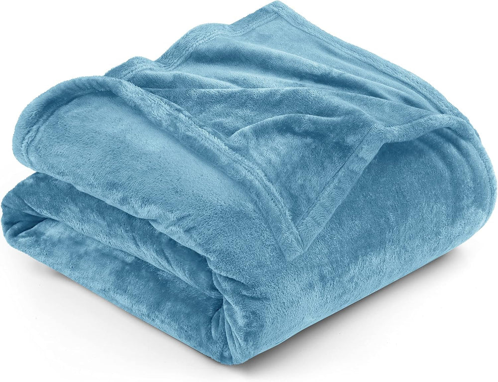 Utopia Bedding Kuschelige Fleecedecke [228X228 Cm, Grau] Weiche, Leichte, Warme Flauschige Decke Kuschelige Und Atmungsaktive Decken FÃ¼r Bett Sofa Couch