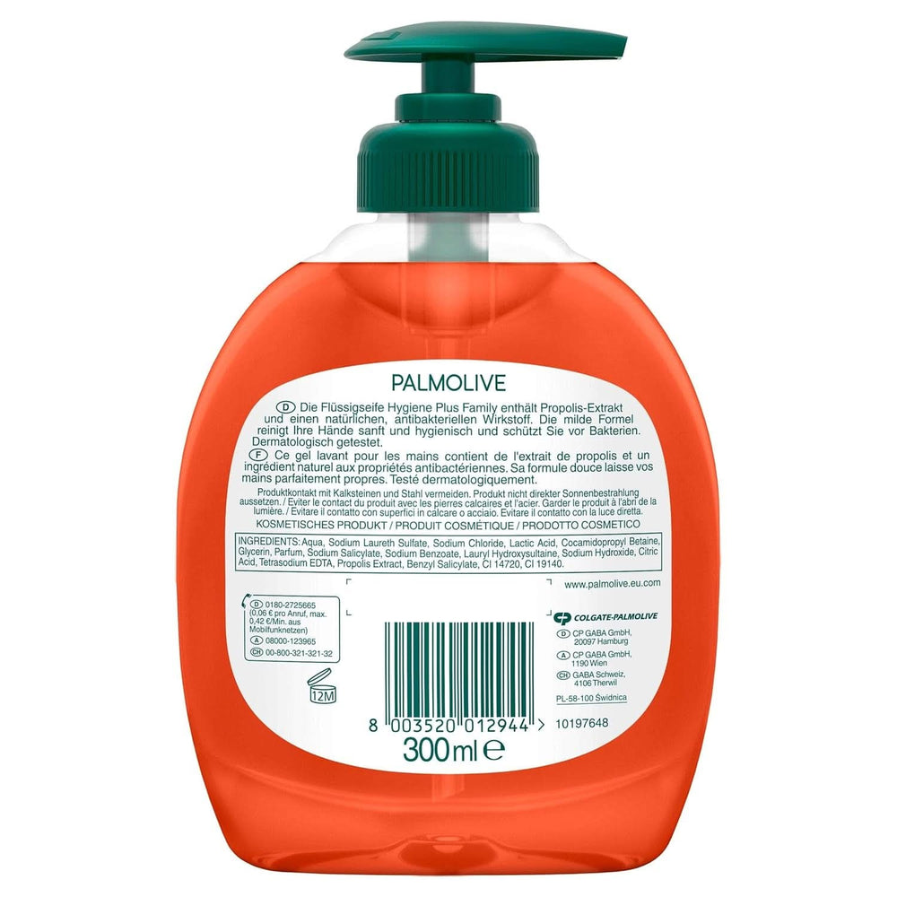 Palmolive, Săpun lichid pentru curățarea delicată a mâinilor, set 6 x 300 ml Duș și baie Naty Shop
