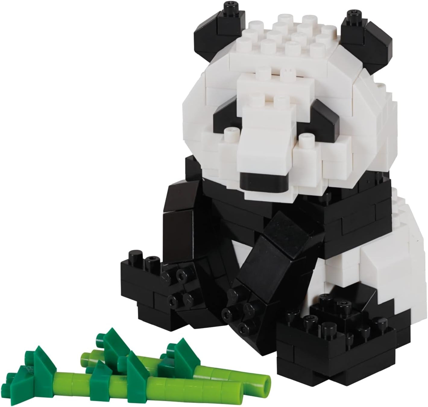 Bandai - Nanoblock - Roter Panda - Czerwona Panda - Mini-Bausteinfigur - Baukastenspiel - Pixel-Tierfiguren-Bausatz Panda - NBC194