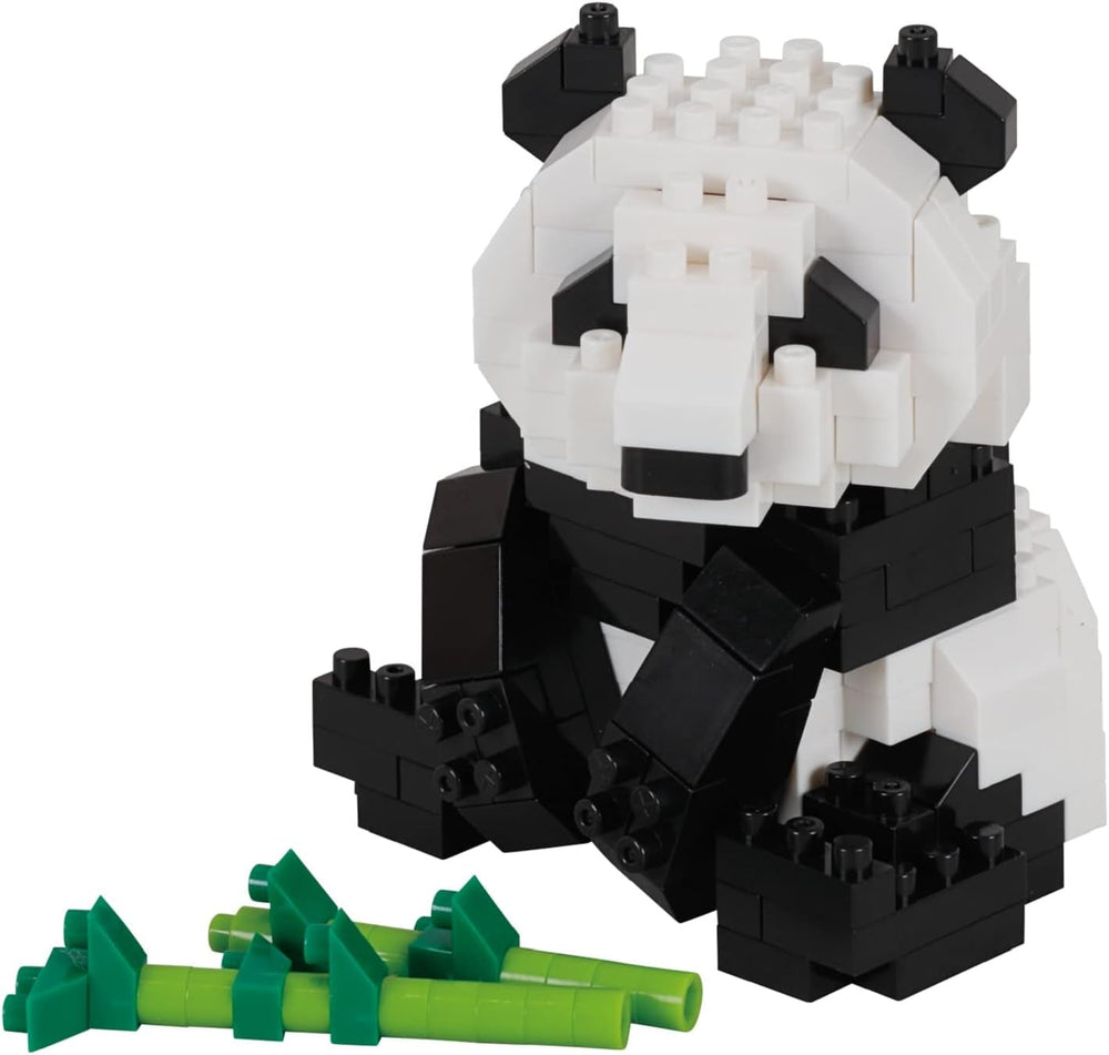 Bandai - Nanoblock - Roter Panda - Czerwona Panda - Mini-Bausteinfigur - Baukastenspiel - Pixel-Tierfiguren-Bausatz Panda - NBC194
