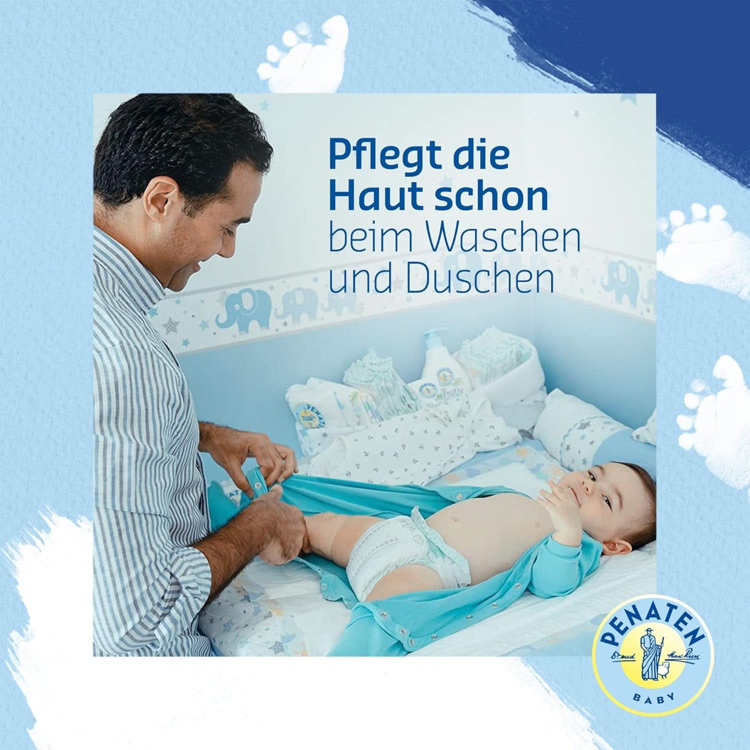 PENATEN Krem do mycia i pod prysznic (400 ml), żel pod prysznic i szampon dla niemowląt, bez parabenów i barwników Sklep dla Matki i Dziecka Naty Shop