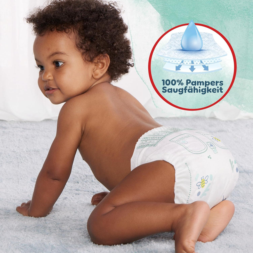 Pampers Harmony Pants rozmiar 4, 168 pieluszek, 9 kg - 15 kg, delikatna ochrona skóry i komfort 360°