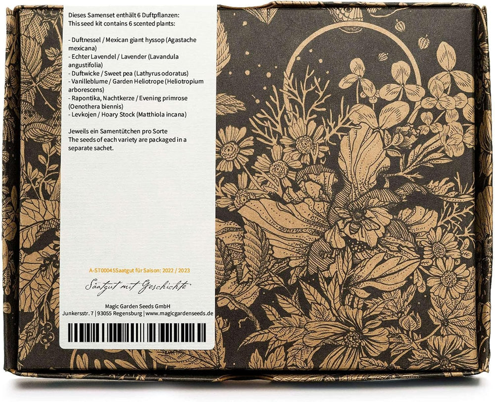 Rośliny pachnące - zestaw upominkowy z nasionami i 6 roślinami o pięknie pachnących kwiatach