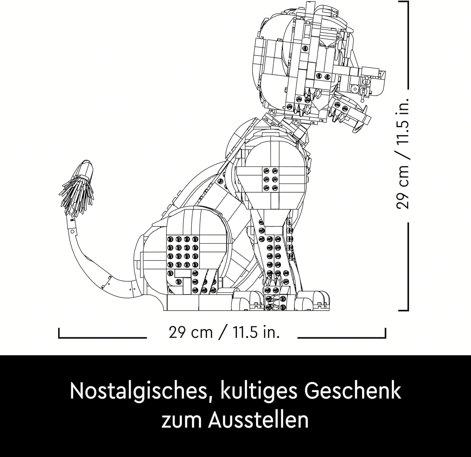 Lego — Disney Simba, młody król lew, zabawka do budowania do kolekcji z kreatywnymi figurkami zwierząt, relaksujące zajęcia dla dorosłych, pomysł na prezent dla kobiet 43247 Zestawy do budowania Besuche den LEGO-Store