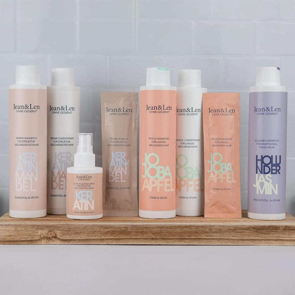 Șampon reparator Jean & Len Keratina & Migdale, 300 ml Duș și baie Naty Shop