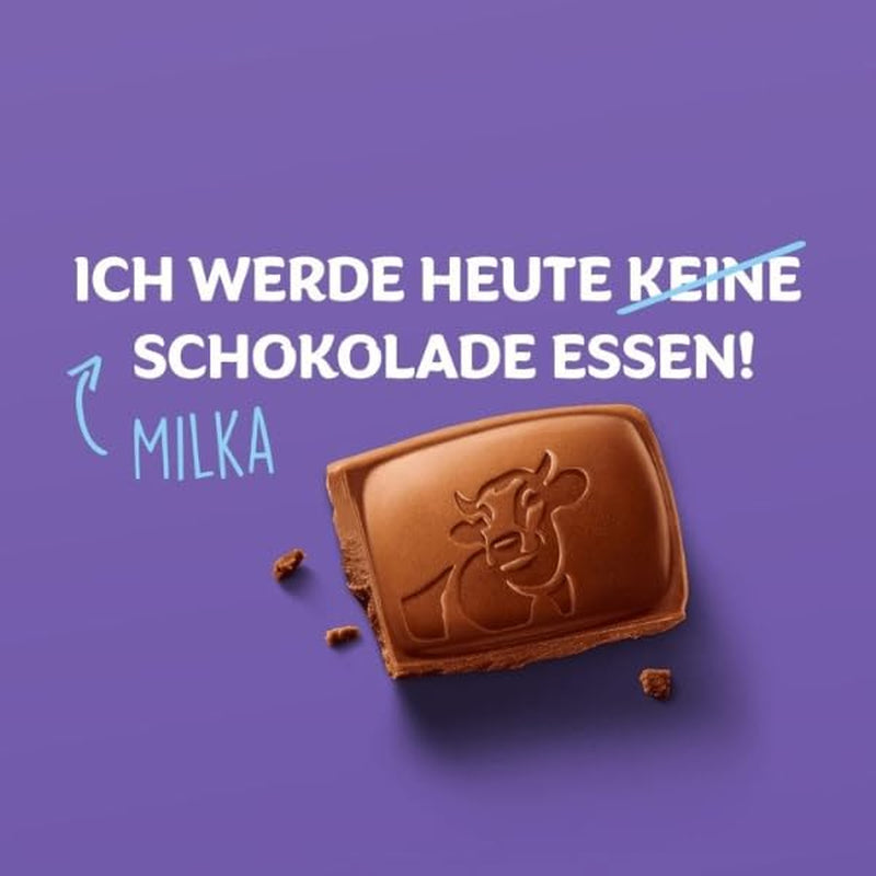 Milka Chocolate Bars – Alpejska czekolada mleczna z kawałkami ciasteczek kakaowych i delikatnym nadzieniem mlecznym – 36 x 37g
