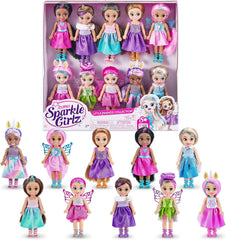 -Dolls-4.7"-Fantasy Little Friend Collection Set of 10