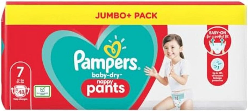 Scutece Pampers, versiunea clasica, diverse marimi Mama si Copilul Naty Shop 7 (48 buc)