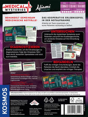 KOSMOS 684426 Medical Mysteries - Miami Medical Co-op RPG Gra planszowa Medical Crime Files dla osób w wieku 16 lat i starszych