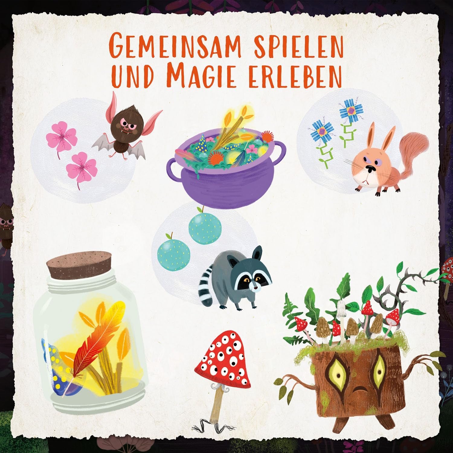 Kosmos 685027 Forest of Shadows, gra kooperacyjna dla 2-4 lat, 7 lat i więcej, gra planszowa dla dzieci, z doskonałym materiałem 3D, w 18 rozdziałach z około 15 minutami gry