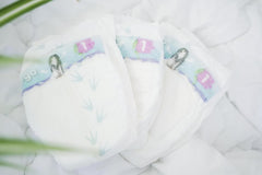 Ekologiczne pieluszki rozmiar 1 dla noworodków (2-5 kg), 1 worek z 27 pieluchami